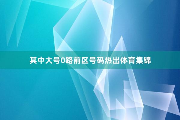 其中大号0路前区号码热出体育集锦